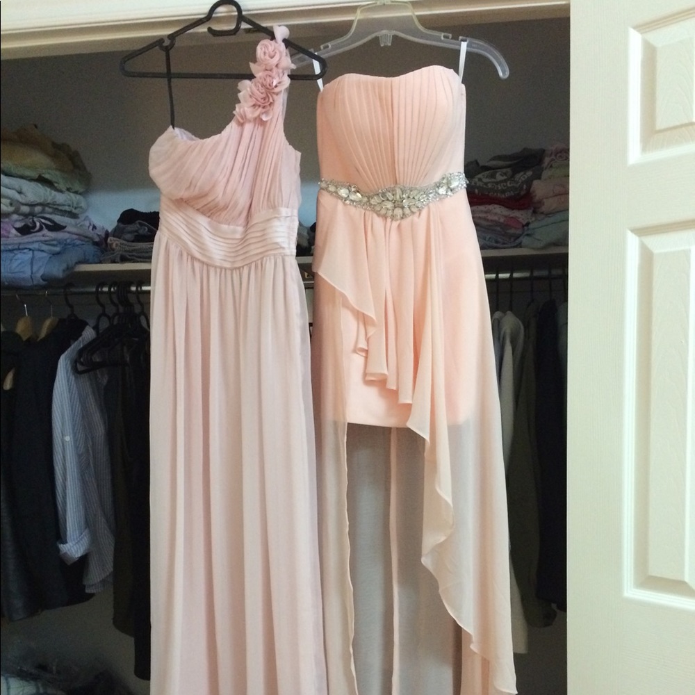 Pink one shoulder Dress